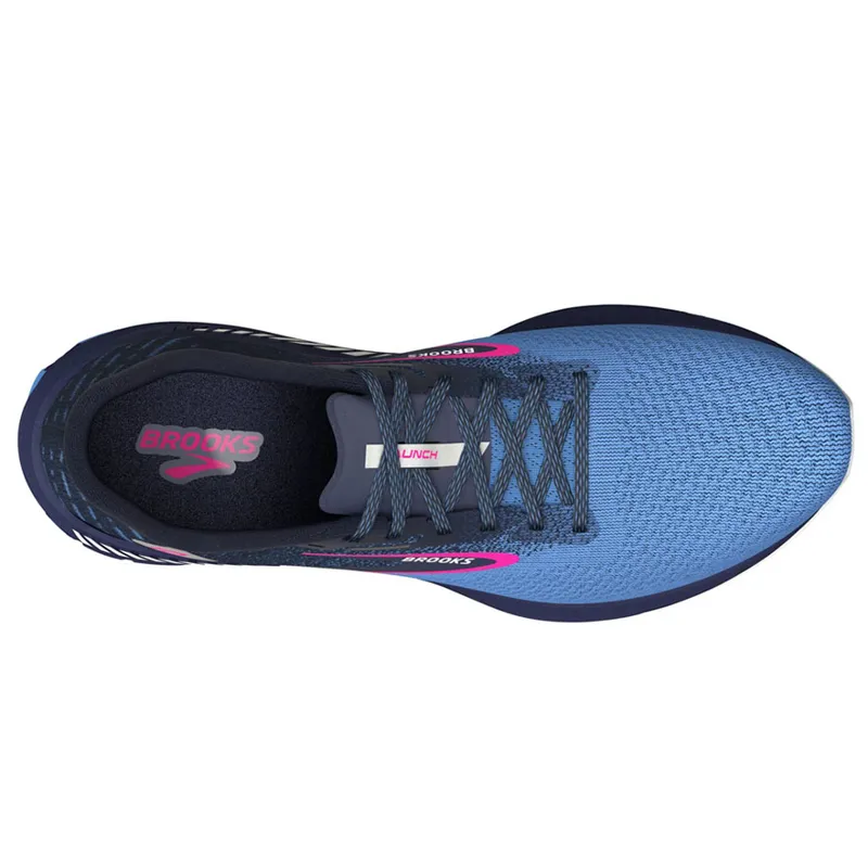 Brooks Women's Launch GTS 10 Peacoat/Marina Blue/Pink Glo-4
